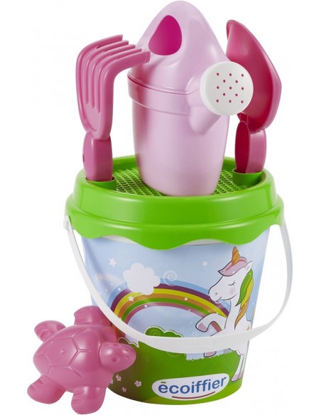 Seau de plage Licorne garni