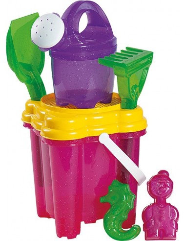 Seau de plage chateau ranch garni modéle aléatoire