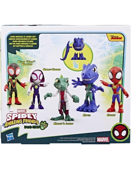 Spidey Pack de 5 Figurines dino et accessoires