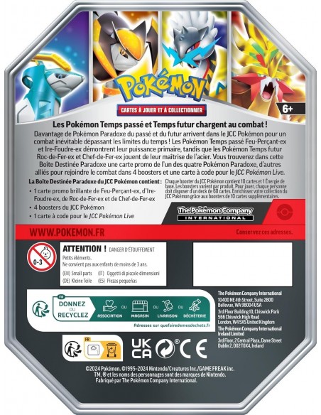 Pokémon- Boîte Destinée Paradoxe, Chef-de-Fer-ex