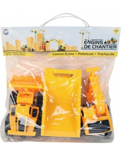 Pack de 3 camions de chantiers 18 cm 2