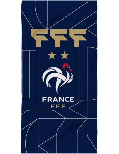 FFF Drap de bain Fédération Française de Foot...