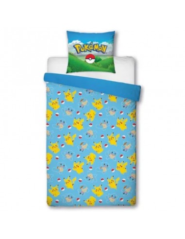 Housse de couette Pokémon Pikachu réversible