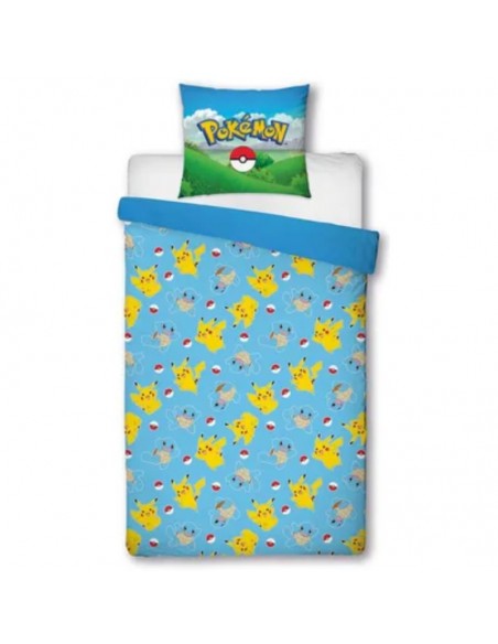 Housse de couette Pokémon Pikachu réversible