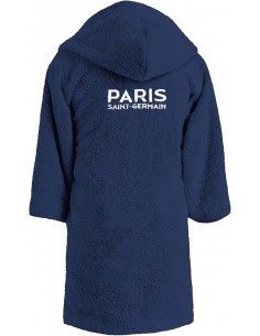 PSG Peignoir à Capuche Brodé Enfant Garçon 6 à 8 Ans 2