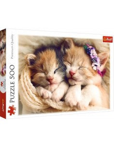Puzzle 500 piéces équipe de chats