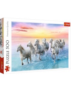 Puzzle 500 piéces équipe de chevaux 2
