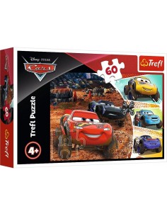 Puzzle 60 piéces Cars, Voiture McQueen