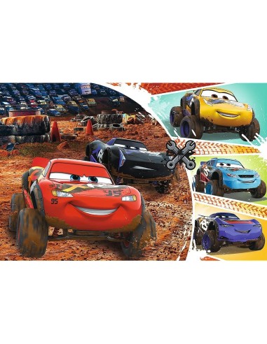 Puzzle 60 piéces Cars, Voiture McQueen