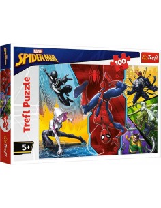 Puzzle 100 piéces Spiderman à l'envers