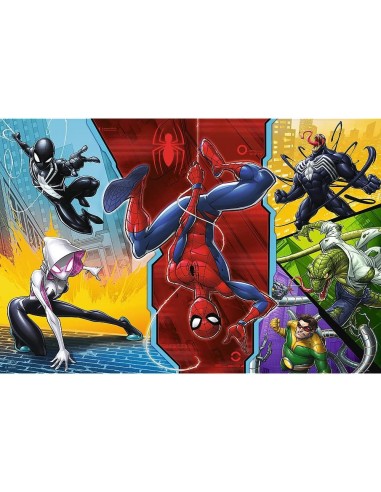 Puzzle 100 piéces Spiderman à l'envers