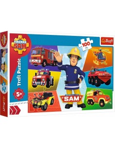 Puzzle 100 piéces Sam le pompier