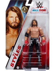 Figurine WWE de 15,2 cm de collection AJ Styles avec 10...
