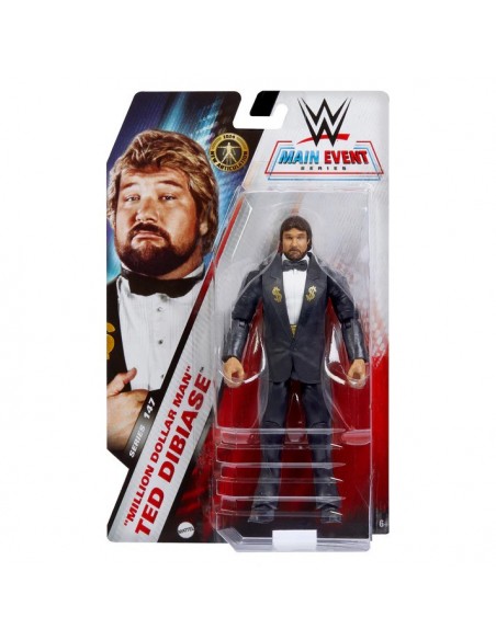 Figurine WWE de 15,2 cm de collection Million dollar man Ted Dibiase