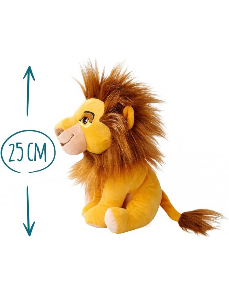 Peluche roi lion Mufasa 25 cm