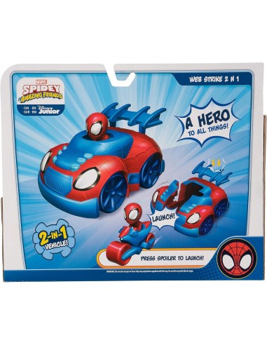 Voiture Spidey a fonction web strike 2 en 1