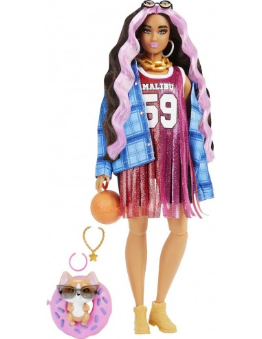 Coffret poupée Barbie extra Basketball Jersey