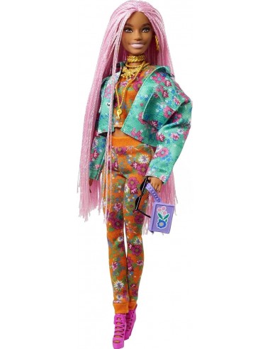 Coffret poupée Barbie extra Cheveux tressés...