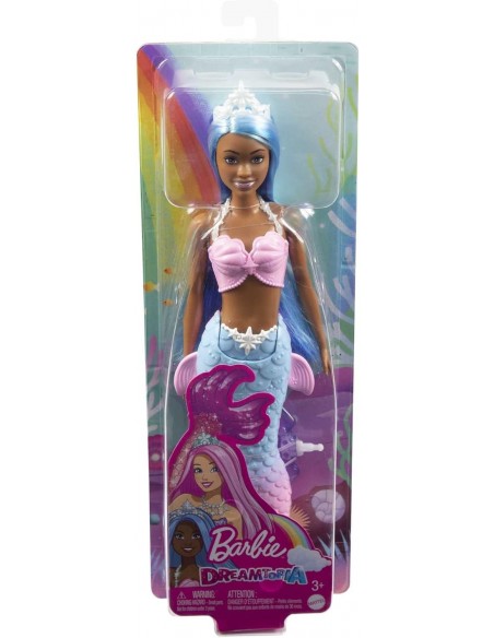 Barbie Dreamtopia poupée sirène cheveux bleus