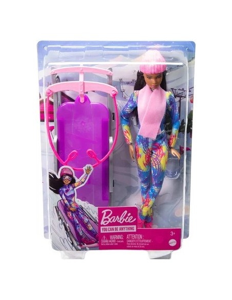 Coffret poupée Barbie et sa luge