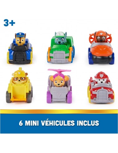 Pat Patrouille - Coffret Cadeau de 6 voitures