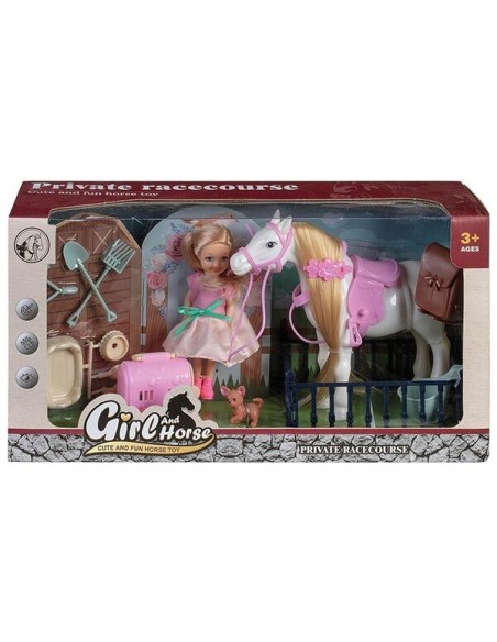 Coffret Poupée et son cheval + accessoires