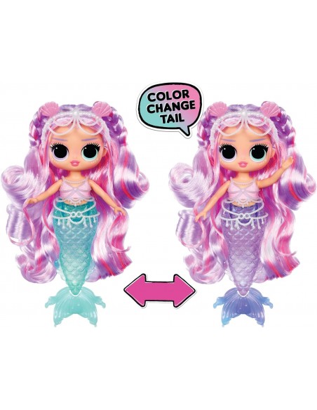 LOL Surprise Tweens - Mermaid Lana marine - Poupée Mannequin avec Queue de Sirène de Couleur Changeante