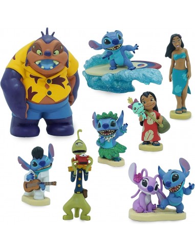 Coffret de 8 Figurines Lilo et Stich