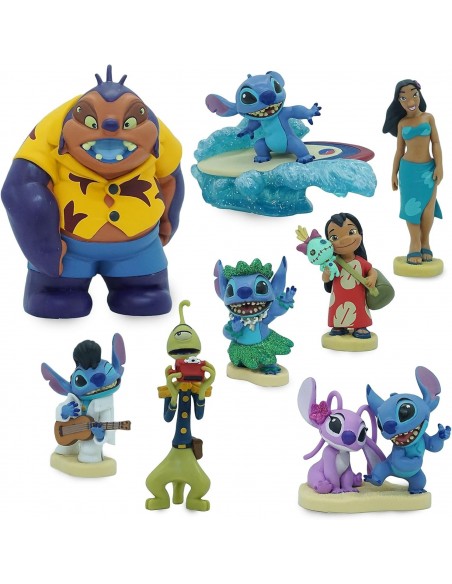 Coffret de 8 Figurines Lilo et Stich
