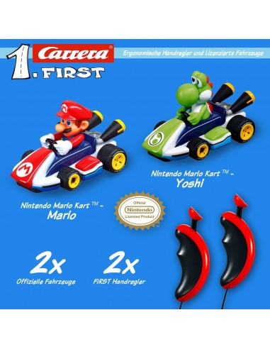 Circuit de course Carrera First Mario et Yoshi,...