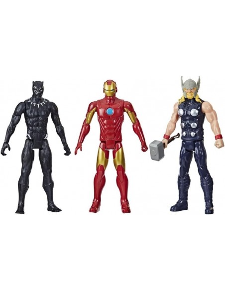 Coffret Marvel Titan Hero, Black panther, Thor, Iron Man
