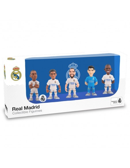 Pack de 5 figurines Madrid,Mbappé-Courtois-Bellingham-Carvaral-Vinicius