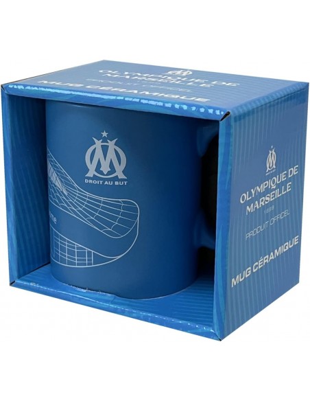 Mug Olympique de Marseille Stade rétro bleu