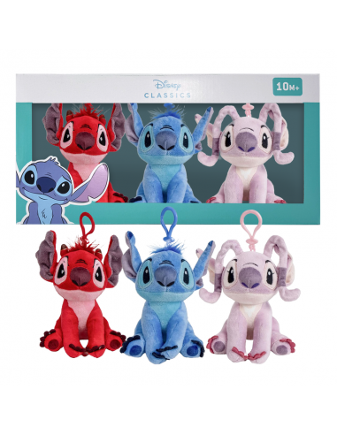 Coffret Porte-clés Disney Stitch, Angel et...