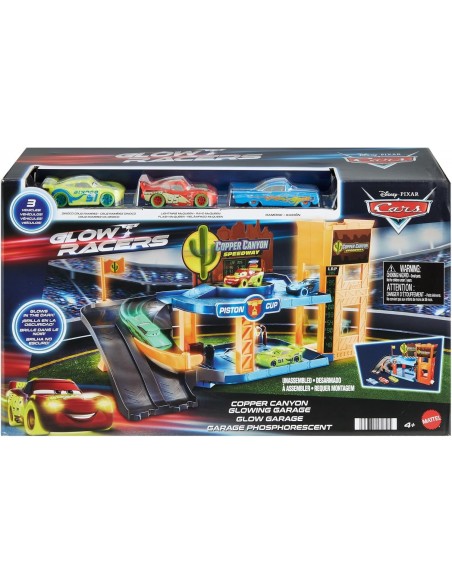 Coffret cars 3 Véhicules et Garage Phosphorescent