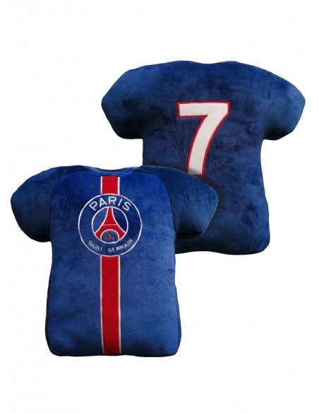 Coussin paris saint germain velours 36 cm