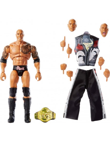 WWE Ultimate Edition Figurine et accessoires, The Rock de 15,2 cm