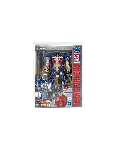 Figurine d'action de luxe Transformers Universal Studios Optimus Prime
