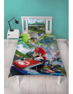Housse de couette Mariokart polyester