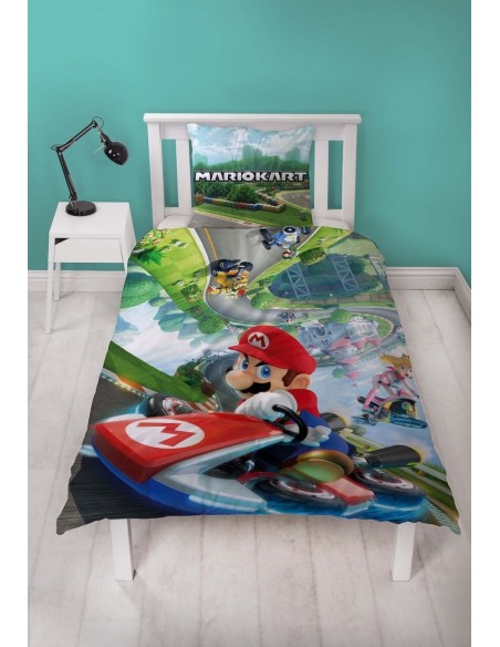 Housse de couette Mariokart polyester