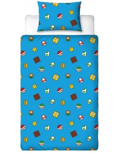 Housse de couette Mario ,Luigi et Toad polyester 2