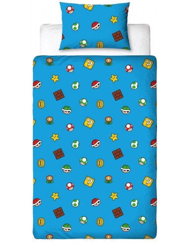 Housse de couette Mario ,Luigi et Toad polyester