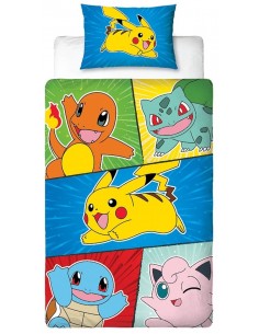 Housse de couette Pokémon Pikachu  réversible