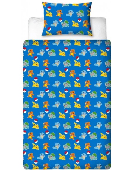 Housse de couette Pokémon Pikachu  réversible