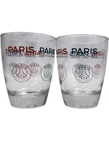 Set 2 verres à eau Paris saint germain
