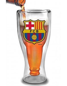 Verre à bière FC Barcelone en plastique