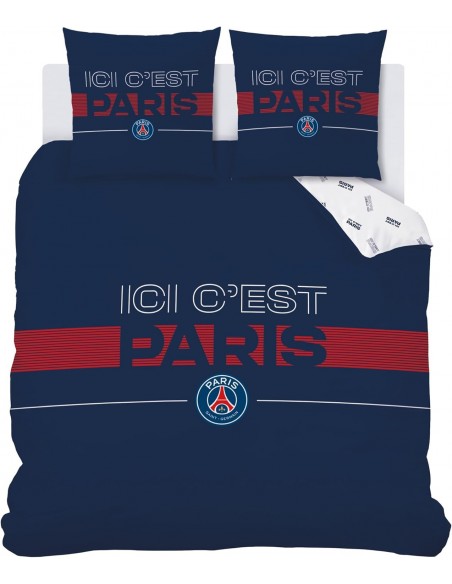 Housse de couette Paris Saint Germain 2 places