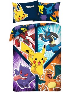 Housse de couette Pokémon réversible coton
