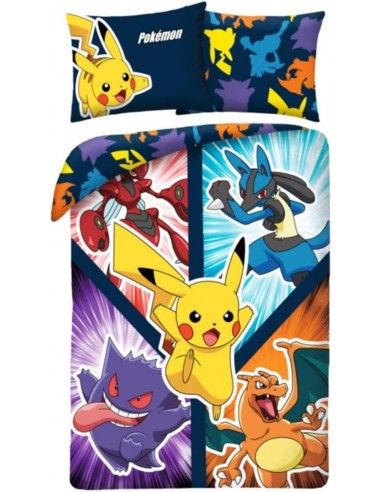 Housse de couette Pokémon réversible coton