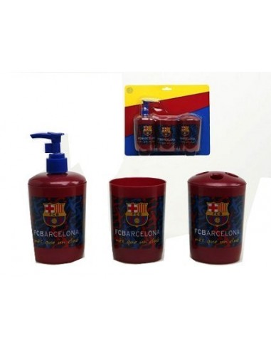 SET SALLE DE BAIN FC BARCELONE 3 Pieces